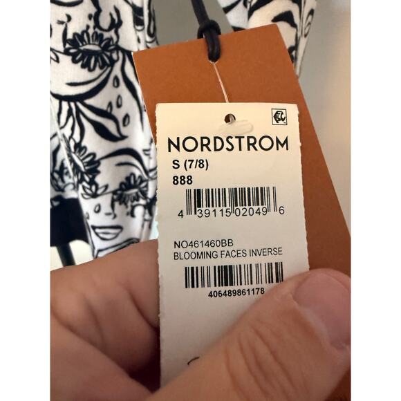 NWT Nordstrom by Cristina Martinez Black and White Hoodie Women's Small - Picture 2 of 5
